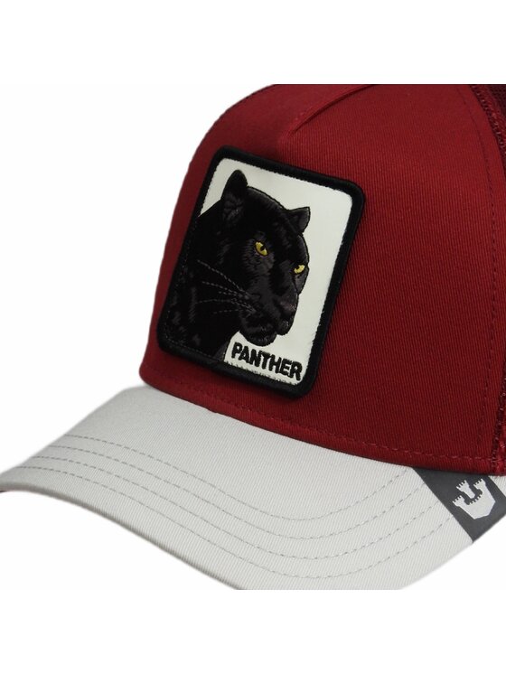 Goorin Bros Goorin Bros Czapka z daszkiem The Black Panther Maroon Trucker Czerwony