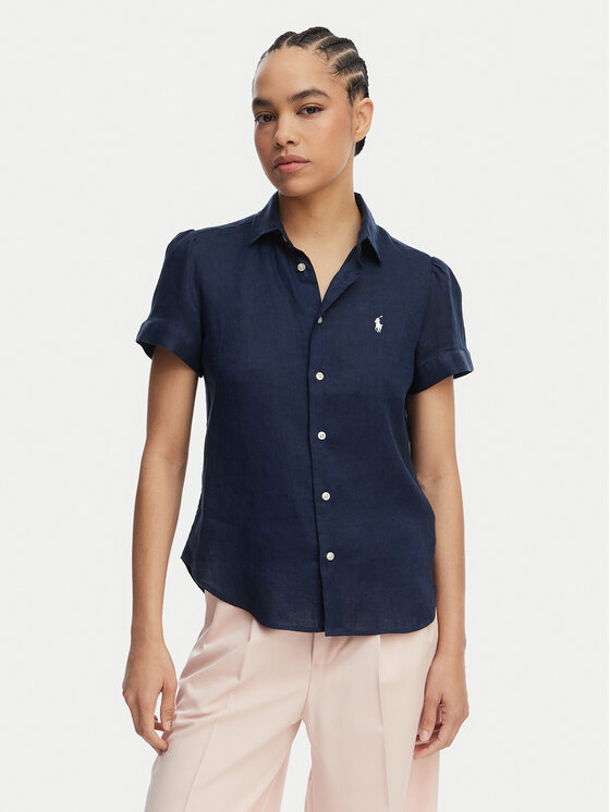 Polo Ralph Lauren Koszula 211973366506 Granatowy Regular Fit