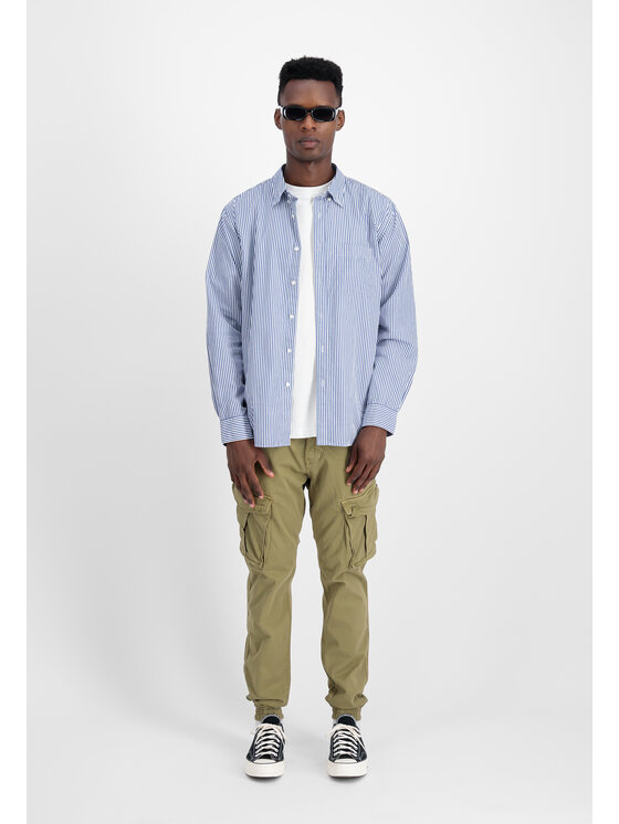 Alpha Industries Alpha Industries Spodnie cargo Spy Pant Zielony Lyon Tapered Fit