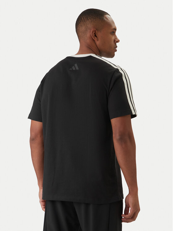 adidas adidas T-Shirt Lux Coffee Cafe Cup Graphic KG5413 Czarny Loose Fit