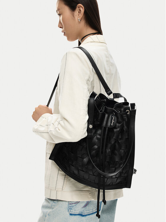 Desigual Damen Schwarz Rucksack 26Sakp13