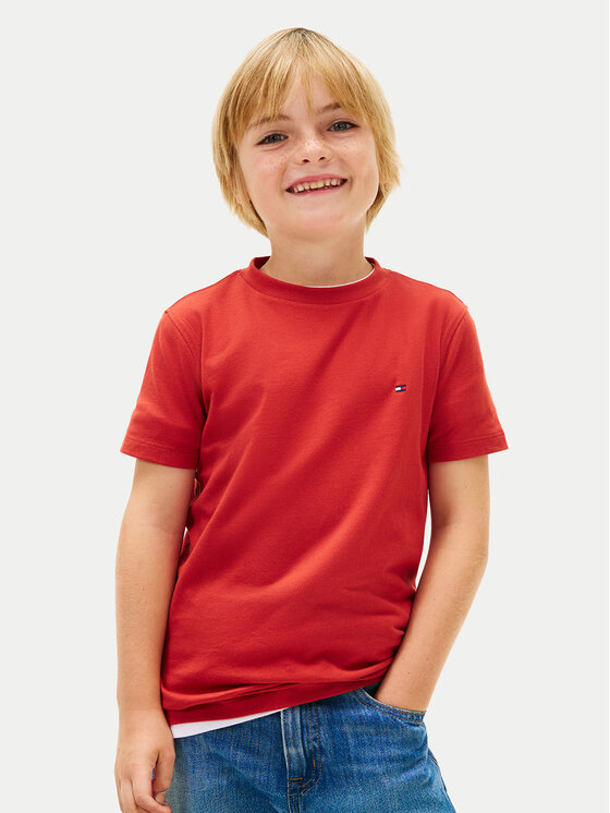 Tommy Hilfiger Tommy Hilfiger T-Shirt KB0KB06879 Κόκκινο Regular Fit