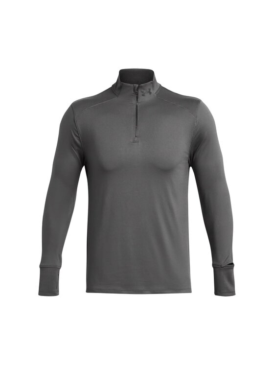 Under Armour Under Armour Koszulka techniczna LAUNCH PRO 1/4 ZIP Szary Basic Fit