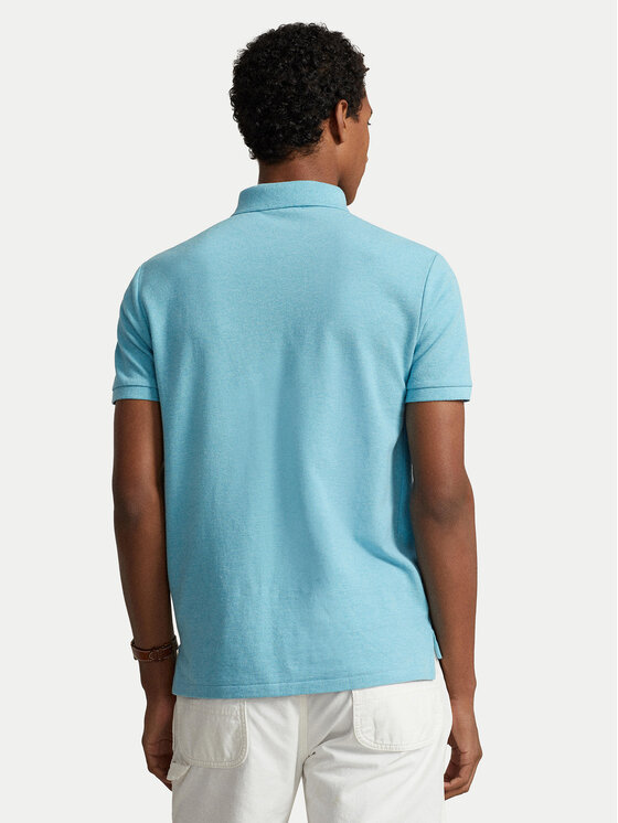 Polo Ralph Lauren Polo Ralph Lauren Polo 710536856414 Błękitny Slim Fit