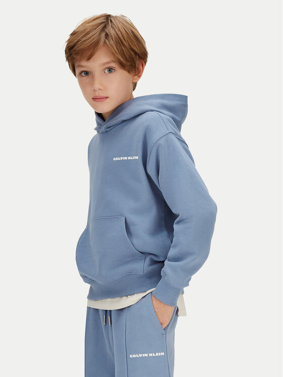 Calvin Klein Jeans Calvin Klein Jeans Džemperis IB0IB02618 Mėlyna Relaxed Fit