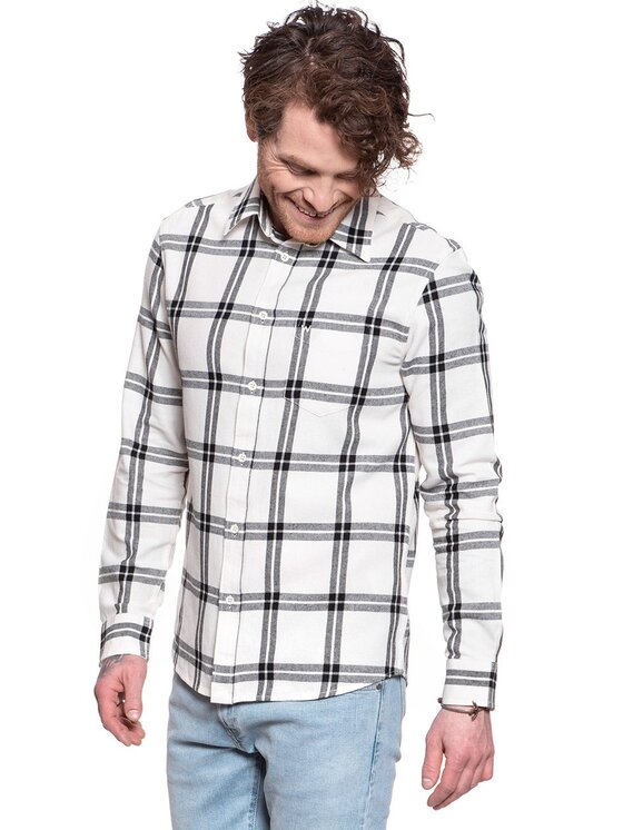 Wrangler Wrangler Camicia LS 1 PKT SHIRT Bianco Regular Fit