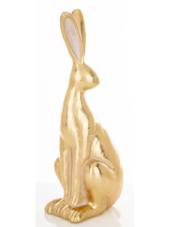 MIAhome MIAhome Figurka królik 24,5x8,5x10 cm SVELTA-2 small Złoty