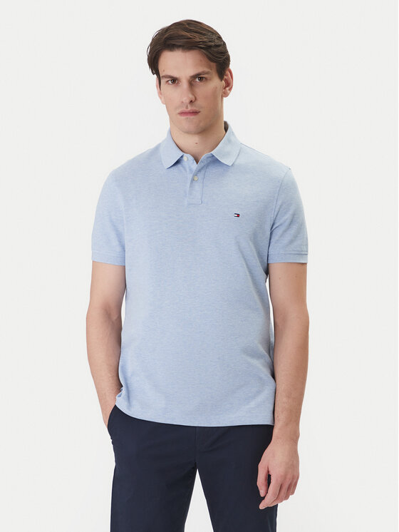 Tommy Hilfiger Tommy Hilfiger Polokošile 1985 MW0MW17770 Světle modrá Regular Fit