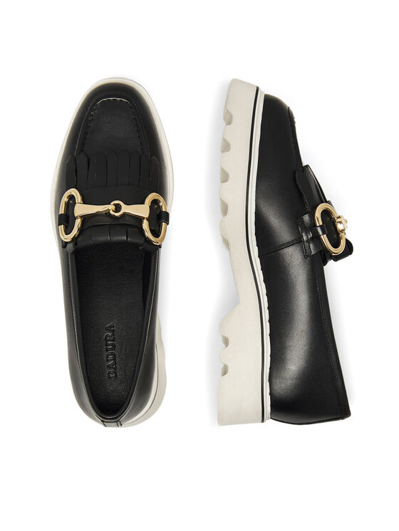 Badura Badura Loafersy NECTOR-06W1-016 Czarny