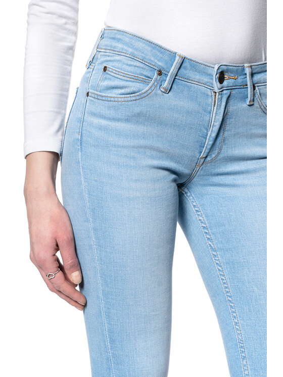Lee Lee Jeansy SCARLETT Niebieski Skinny Fit