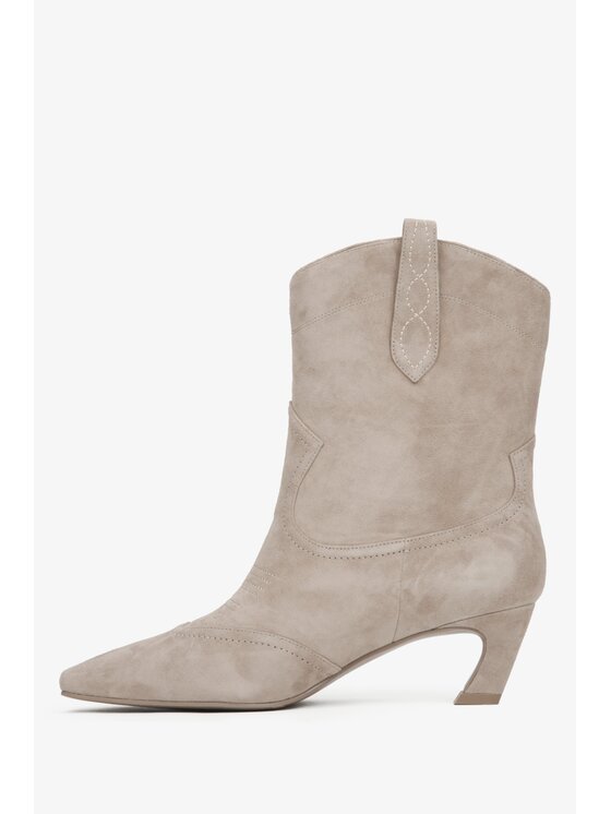 Estro Estro Kovbojská obuv ER00116174 Béžová