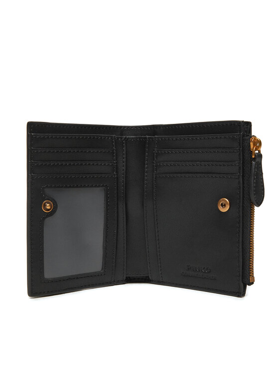 PINKO Pinko Didelė Moteriška Piniginė Compact Wallet . AI 24-25 PCPL 103612 A0F1 Juoda