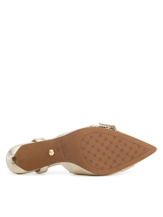 Nine West Nine West Pantofi cu toc subțire SJ1489-6 Auriu