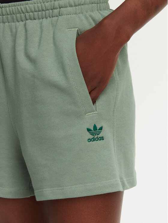adidas adidas Sportske kratke hlače Essentials JJ3463 Zelena Loose Fit