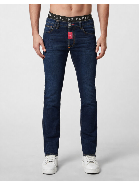 PHILIPP PLEIN PHILIPP PLEIN Jeansy 31788 Niebieski Straight Fit