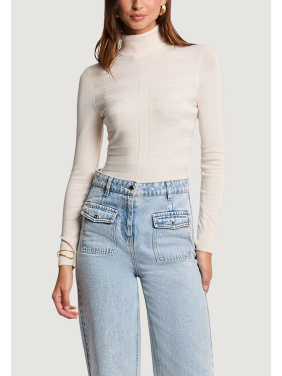 Morgan De Toi Morgan De Toi Maglione 252-MENTHYO Beige Blazer Fit