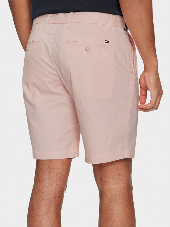 Tommy Hilfiger Tommy Hilfiger Шорти з тканини Brooklyn MW0MW23563 Рожевий Regular Fit