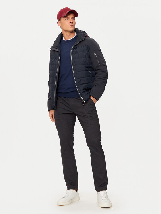 Bugatti Bugatti Winterjacke 673113-61031 Dunkelblau Regular Fit