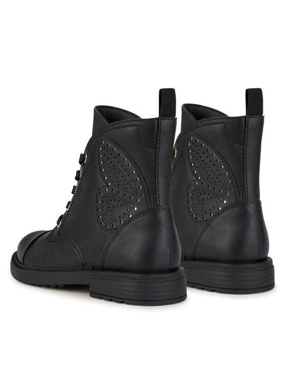 Geox Geox Čizme J Eclair Girl J369QM 000BC C9999 M Crna