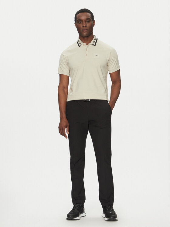 BOSS BOSS Polo majica 50538176 Bež Regular Fit