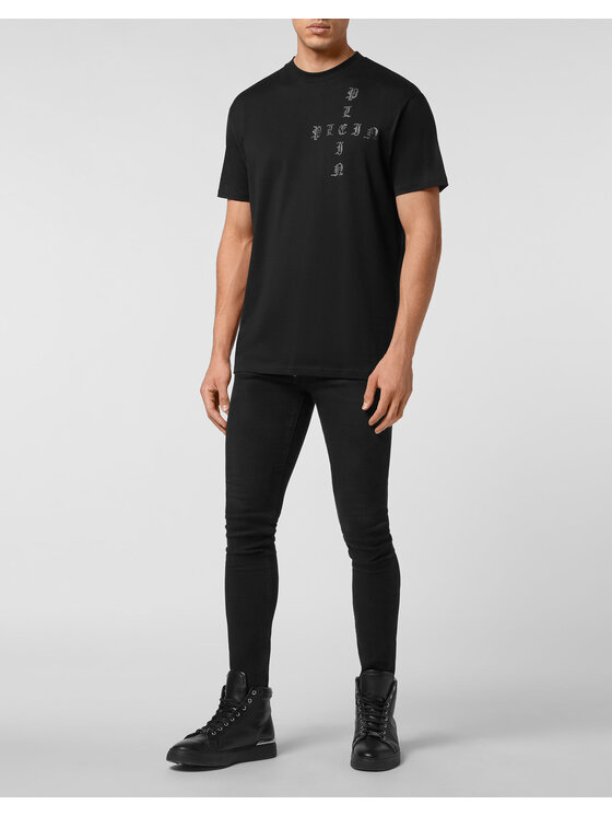 PHILIPP PLEIN PHILIPP PLEIN T-Shirt 593 Černá Regular Fit
