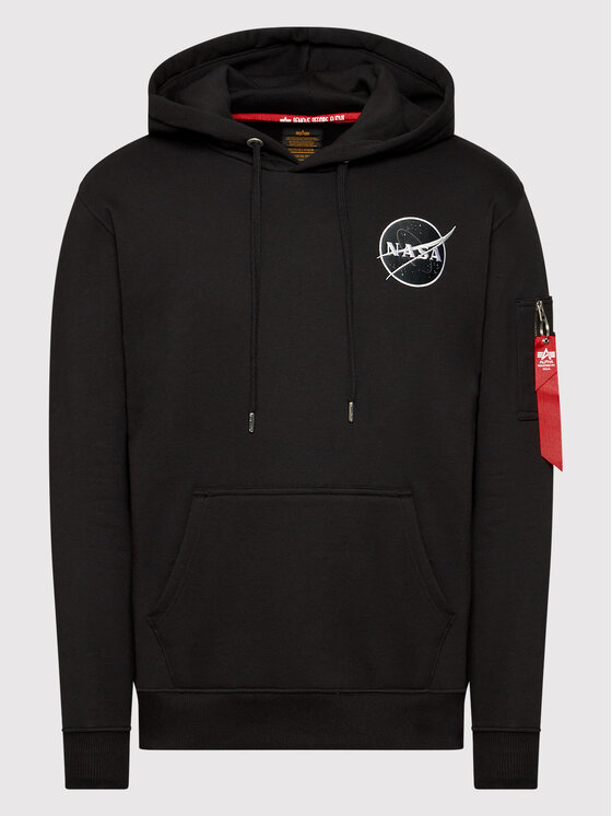 Alpha Industries Alpha Industries Bluza Dark Side 108337 Czarny Relaxed Fit