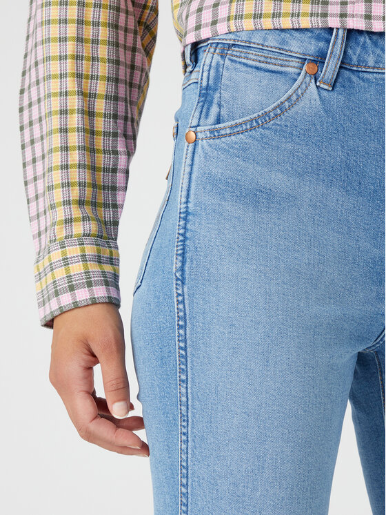 Wrangler Wrangler Džinsai Walker 677 W2HC68228 112332362 Mėlyna Slim Fit