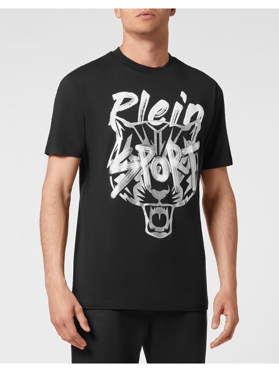 Plein Sport Plein Sport T-Shirt 8861 Czarny Regular Fit