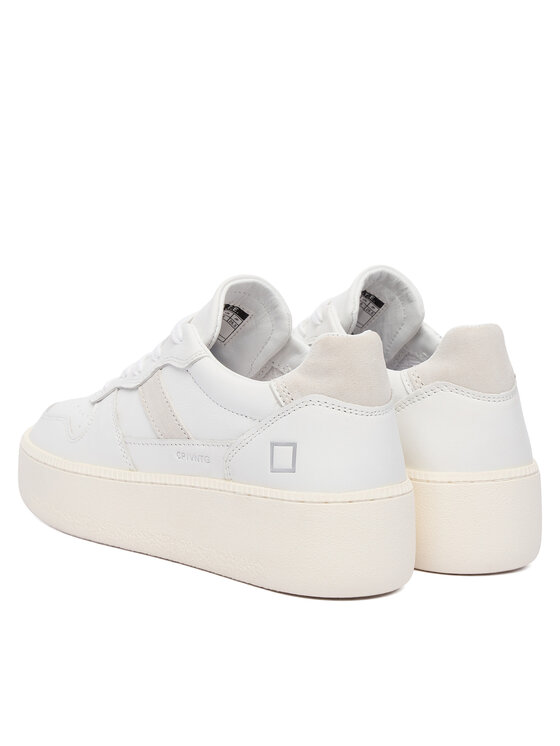 D.A.T.E. D.A.T.E. Sneakersy Court Platform V. Calf W431-CP-VC Bílá