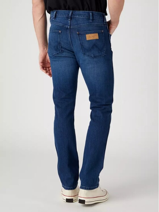 Wrangler Wrangler Jeansy LARSTON Niebieski Slim Fit
