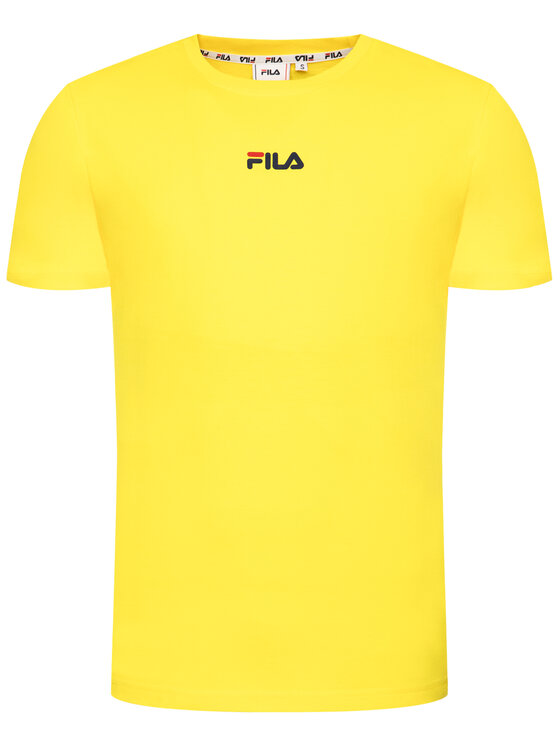 Fila T shirt Bender 687484 Giallo Regular Fit Modivo