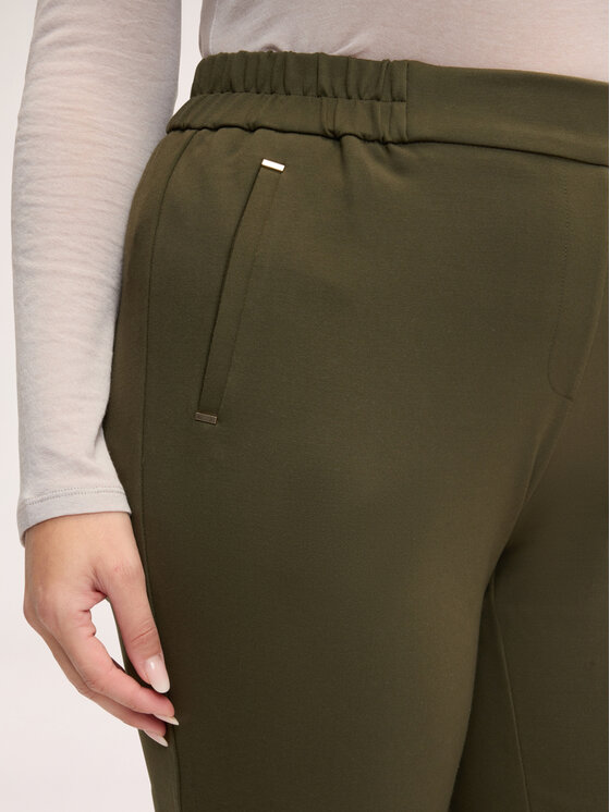 Fiorella Rubino Fiorella Rubino Spodnie materiałowe P087L002517N035 Zielony Regular Fit