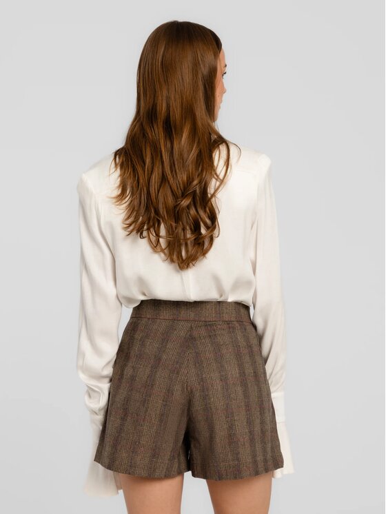 MANDRAGORA MANDRAGORA Pantaloncini di tessuto Gante Beige Standard Fit