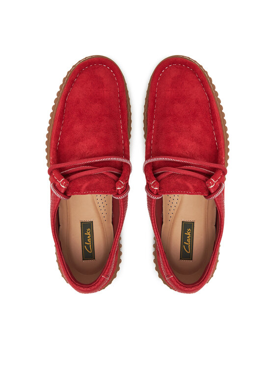 Clarks Clarks Półbuty Torhill Low 26180908 Czerwony