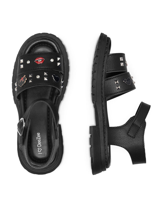 DeeZee DeeZee Sandály CM230805-2 Černá