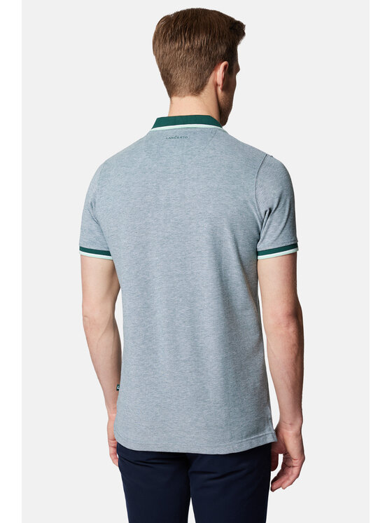 Lancerto Lancerto Polo Brody PO073124000026 Zielony Regular Fit