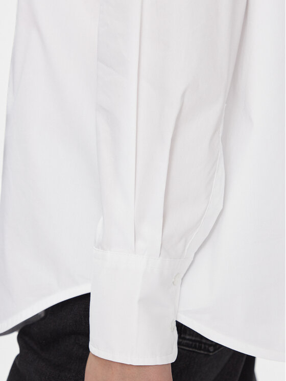 Tommy Jeans Tommy Jeans Camicia Tjw Ovs Cotton Shirt Ext DW0DW17356 Bianco Regular Fit