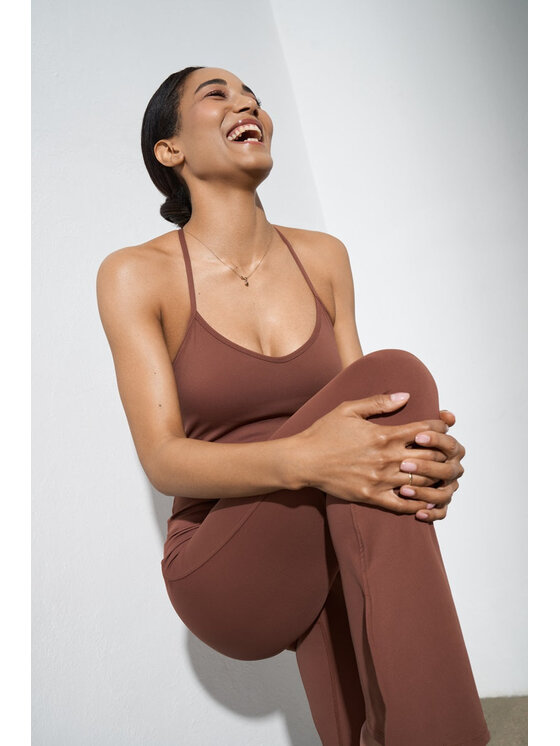 Moonholi Moonholi Kombinezon FLARE Brązowy Classic Fit