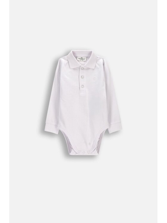 Body dziecięce Coccodrillo, Rozmiar 86, Białe, WC6112401EBB-001