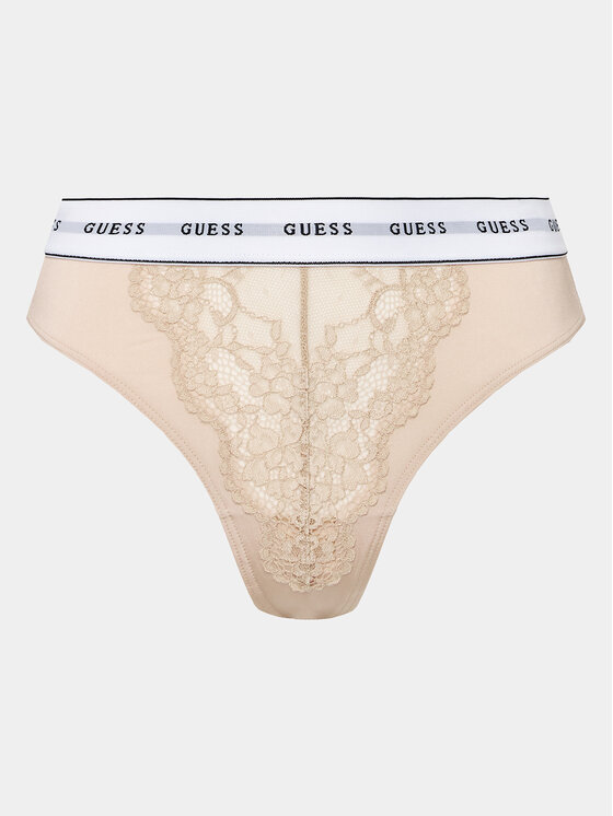 Guess Guess Kalhotky string Belle O2BE00 KBBT0 Béžová