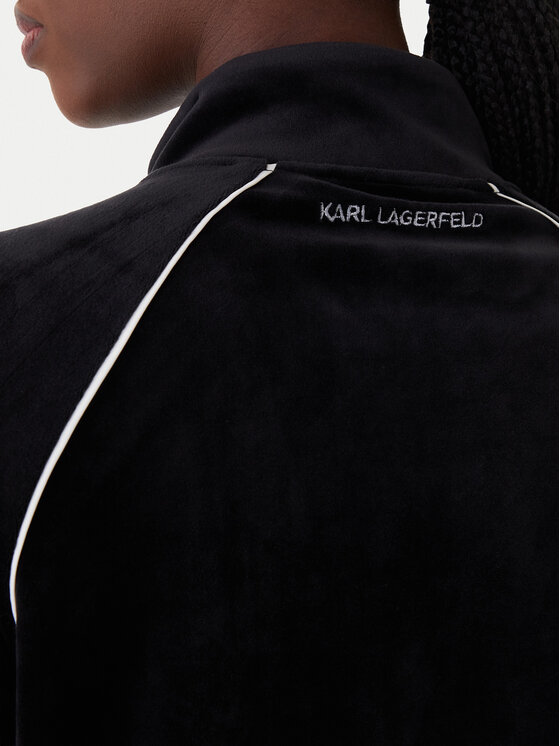 KARL LAGERFELD KARL LAGERFELD Bluză B1W20029 Negru Regular Fit