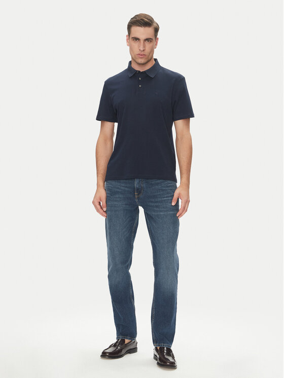 Calvin Klein Calvin Klein Polokošile Supima LV04LB276G Tmavomodrá Regular Fit