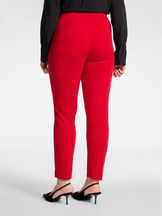 Elena Mirò Elena Mirò Pantaloni di tessuto P180P000393N016 Rosso Regular Fit