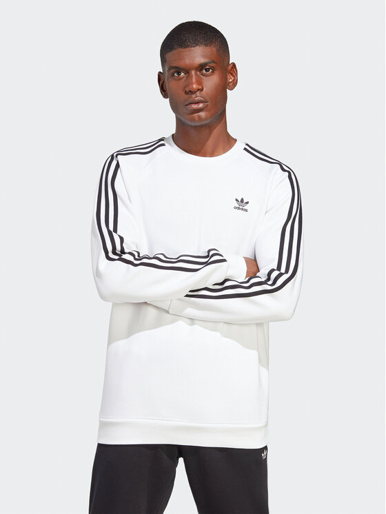 adidas adidas Pluus Adicolor Classics 3-Stripes Crew Sweatshirt IA4862 Valge Regular Fit