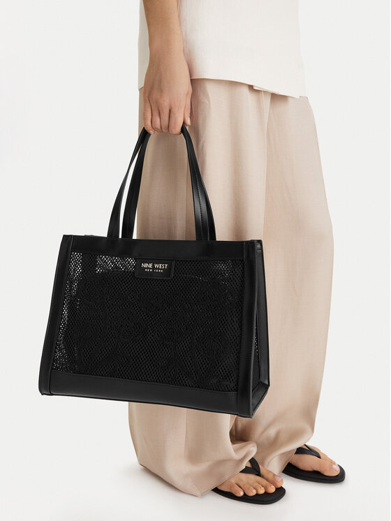 Nine West Nine West Rankinė CEO-Wall Street Glow-KY319 Juoda