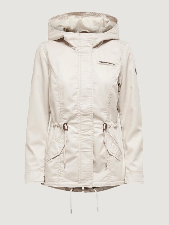 ONLY ONLY Cappotto ONLLORCA CANVAS PARKA CC OTW Beige Parka Fit