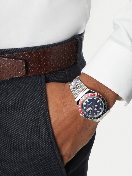 Timex Timex Hodinky Q Reissue TW2T80700 Stříbrná