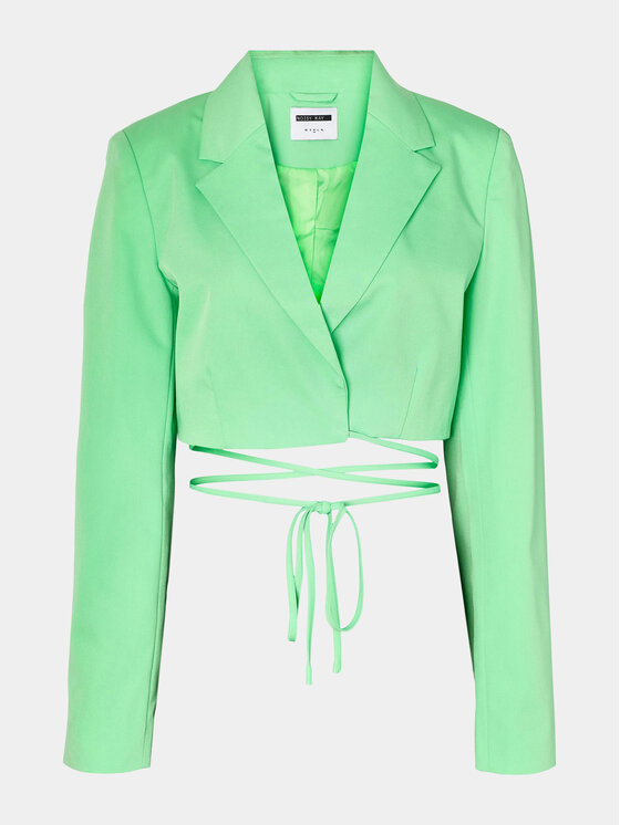 Noisy May Noisy May Giacca da abito Thea 27024906 Verde Regular Fit