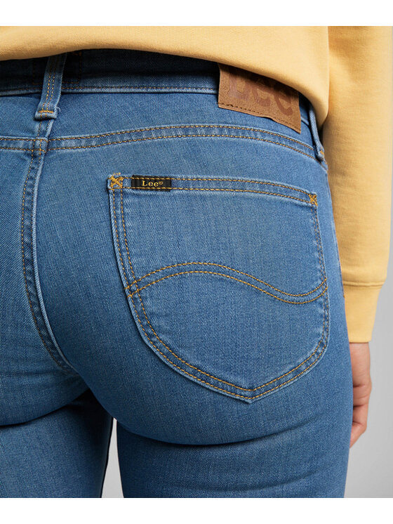 Lee Lee Jeansy 112328787 Niebieski Skinny Fit