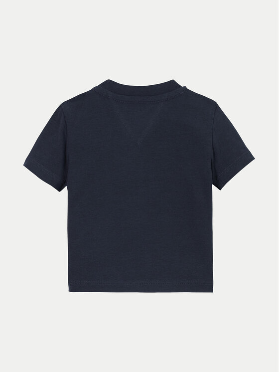 Tommy Hilfiger Tommy Hilfiger T-Shirt Graphic KN0KN01964 Granatowy Regular Fit